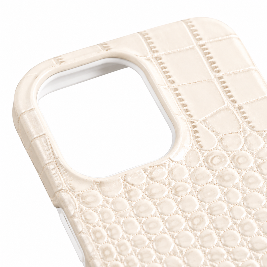 Cover MagSafe iPhone in Pelle di Coccodrillo