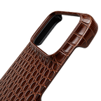 Cover MagSafe iPhone in Pelle di Coccodrillo