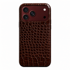 Cover MagSafe iPhone in Pelle di Coccodrillo