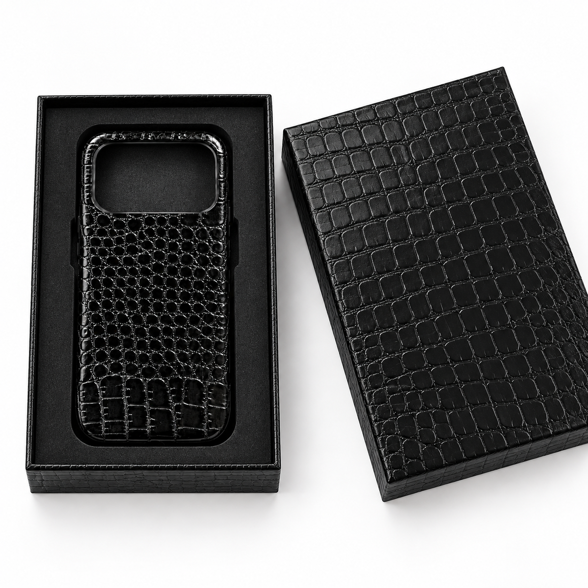 Cover MagSafe in Vera Pelle di Coccodrillo