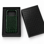 Cover MagSafe iPhone in Pelle di Coccodrillo