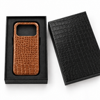 Cover MagSafe iPhone in Pelle di Coccodrillo