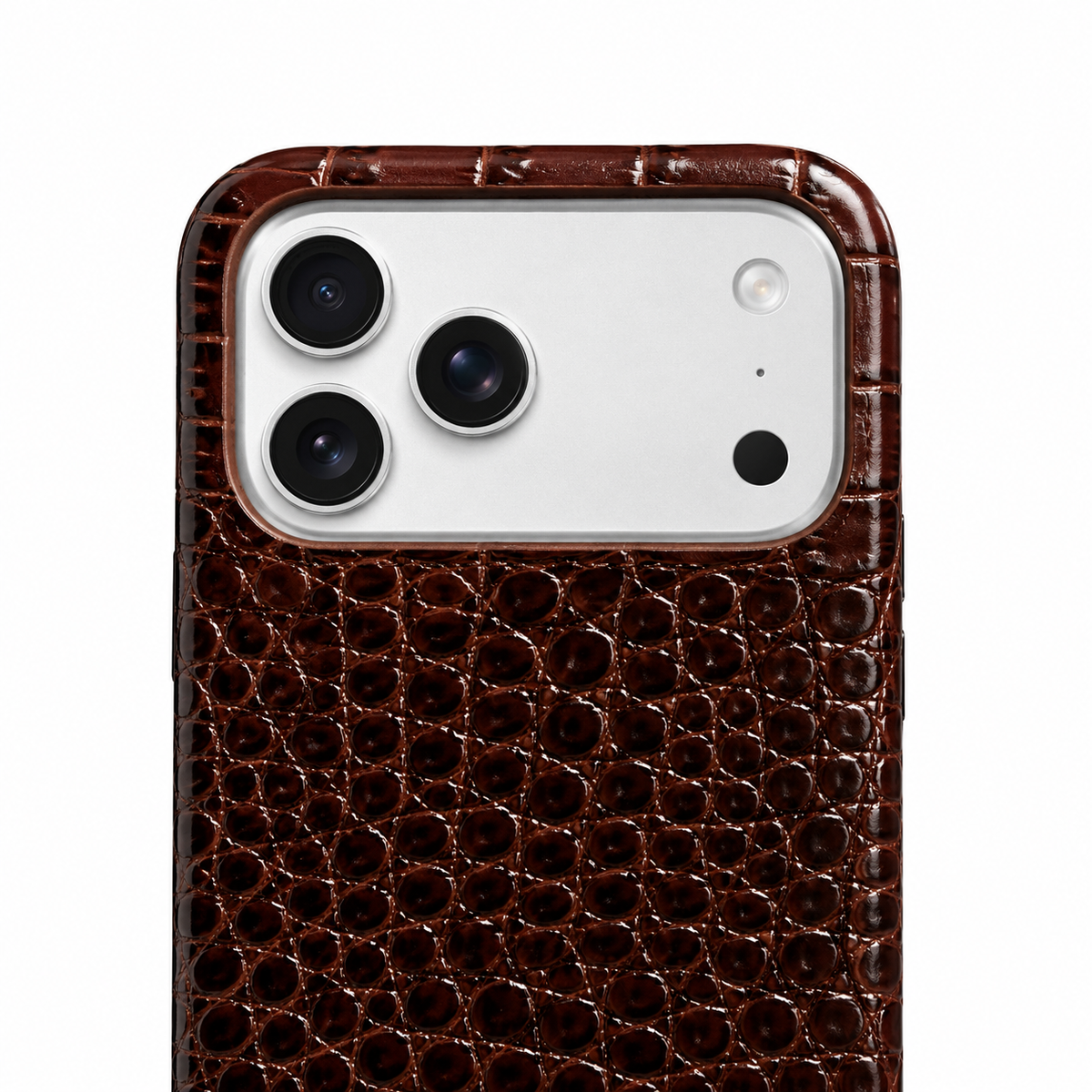 Cover MagSafe iPhone in Pelle di Coccodrillo