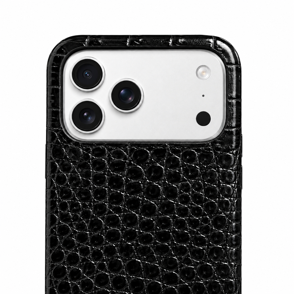 Cover MagSafe in Vera Pelle di Coccodrillo