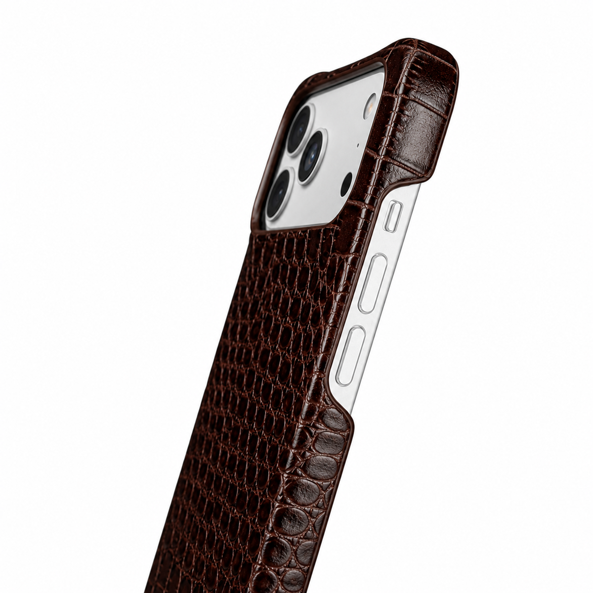 Cover MagSafe iPhone in Pelle di Coccodrillo