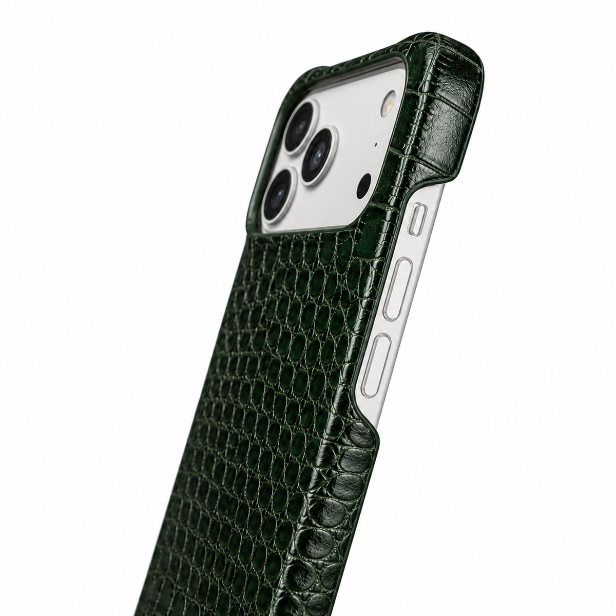 Cover MagSafe iPhone in Pelle di Coccodrillo