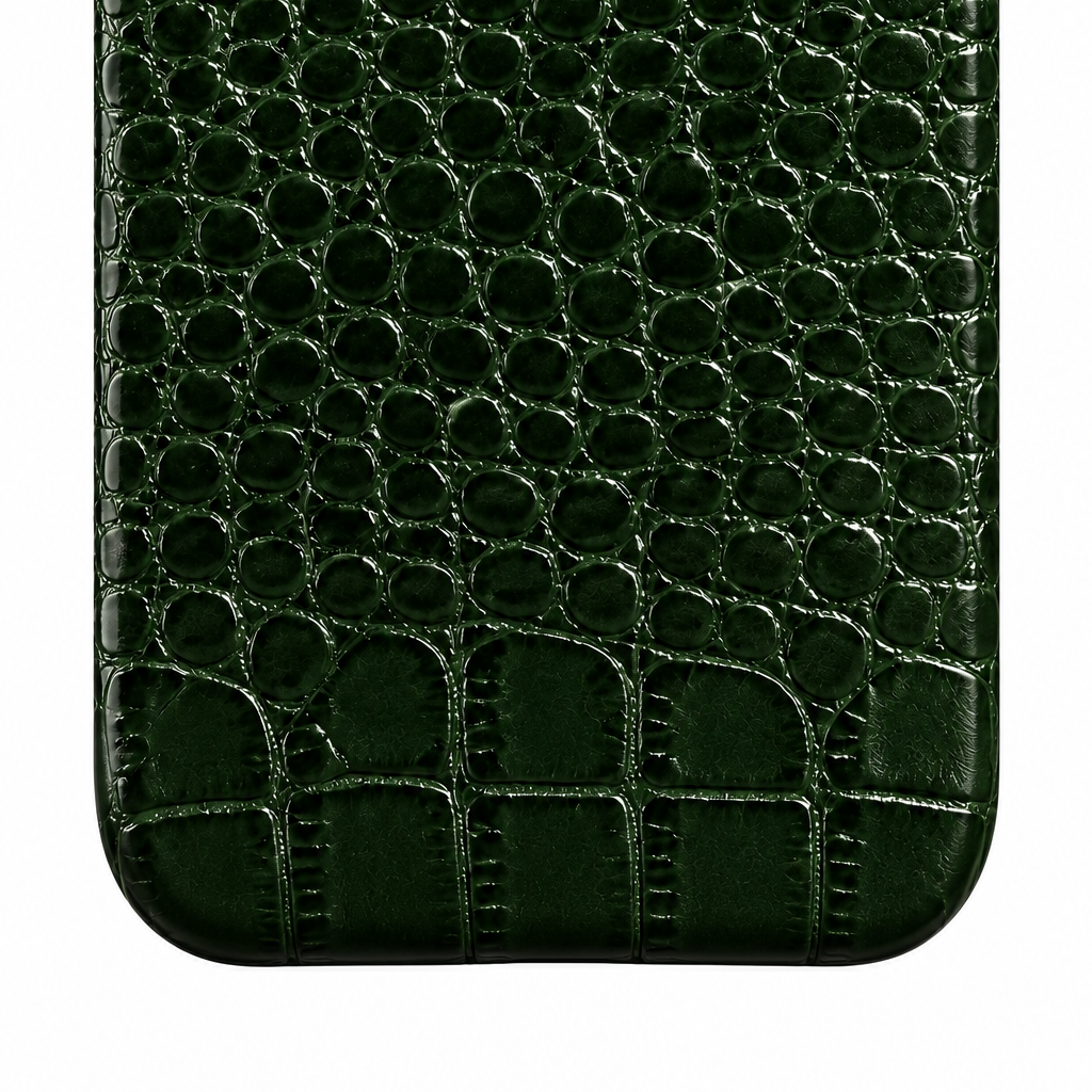 Cover MagSafe iPhone in Pelle di Coccodrillo