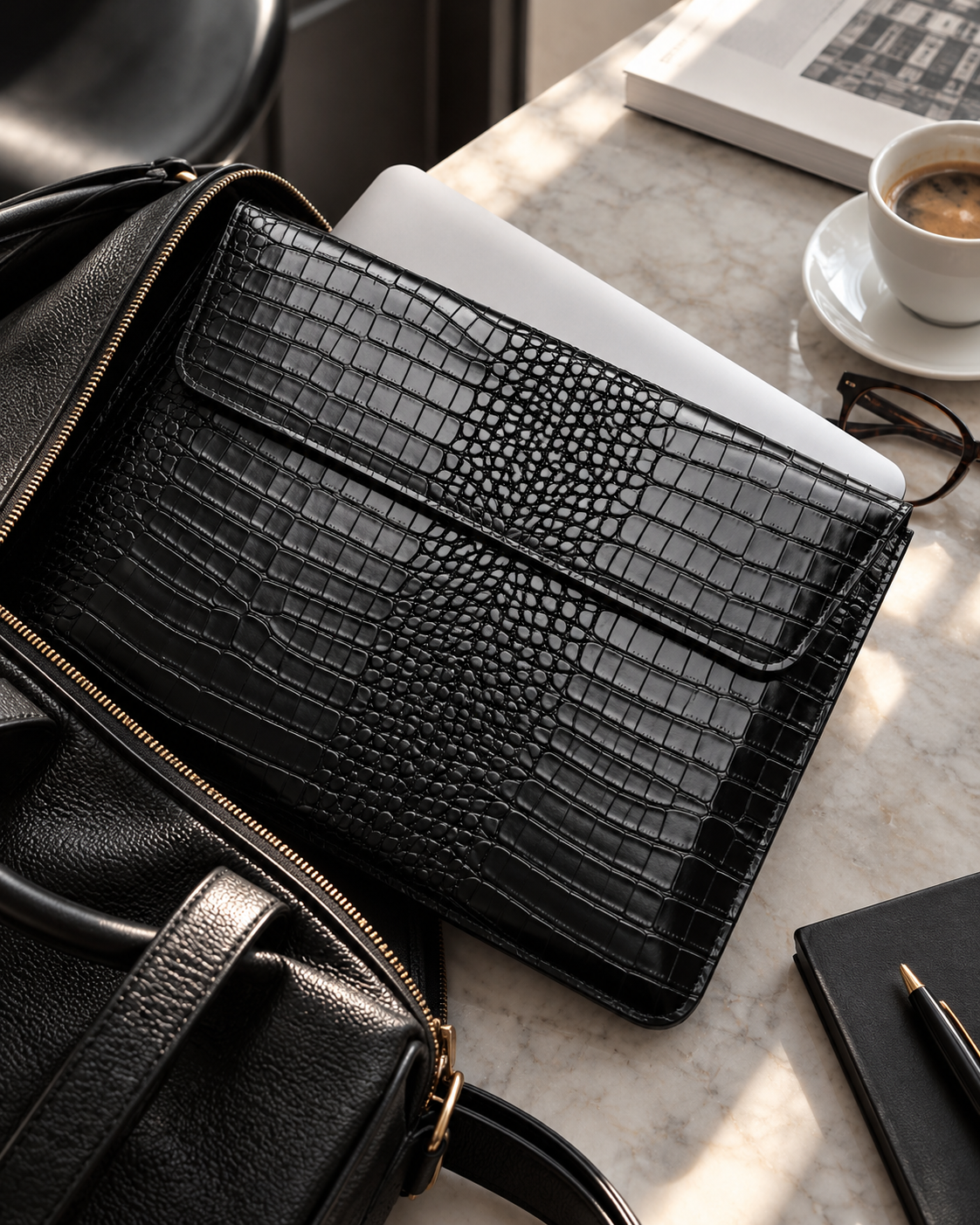 Vera Pelle di Coccodrillo - MacBook Talvorè™ Case