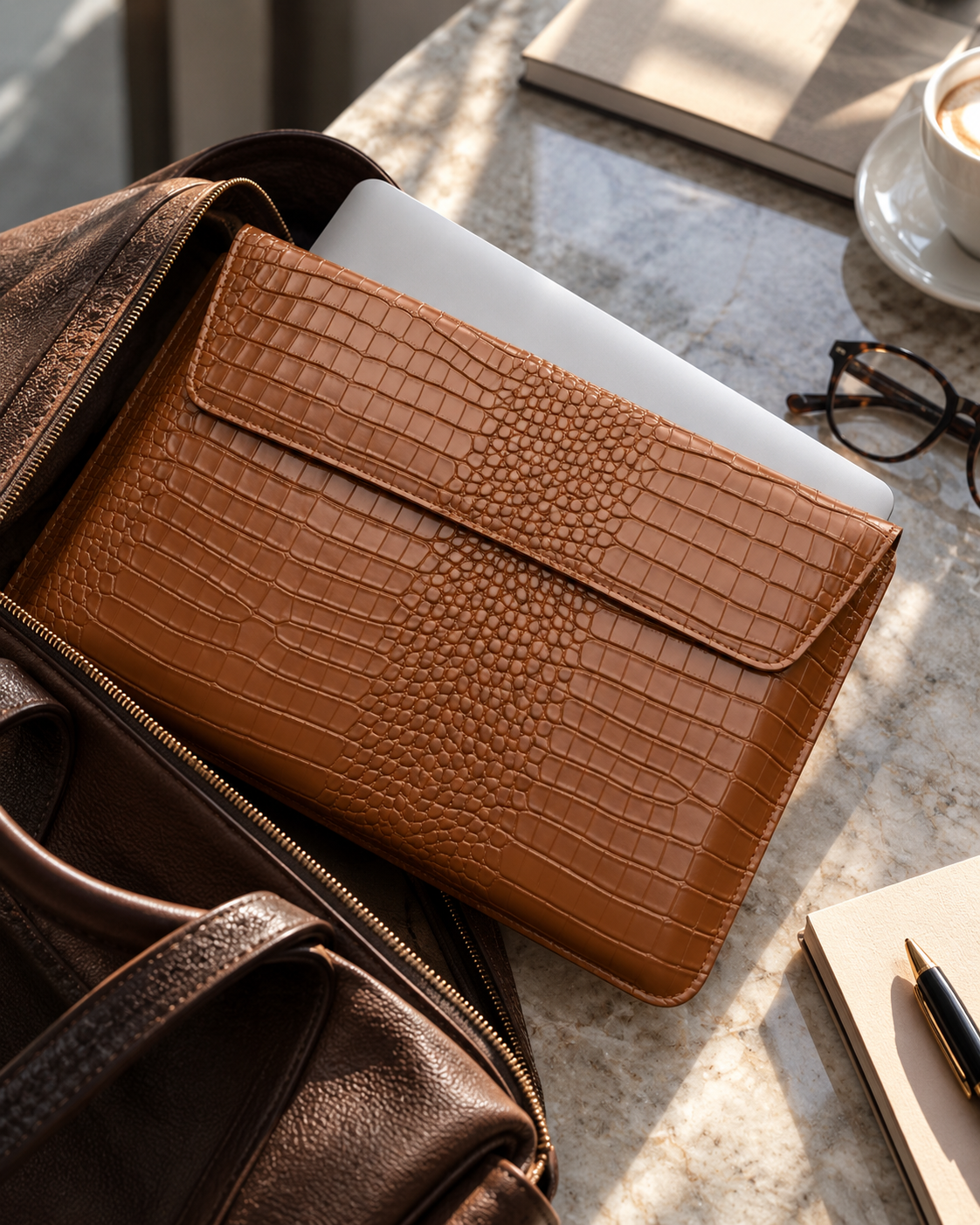 Vera Pelle di Coccodrillo - MacBook Talvorè™ Case