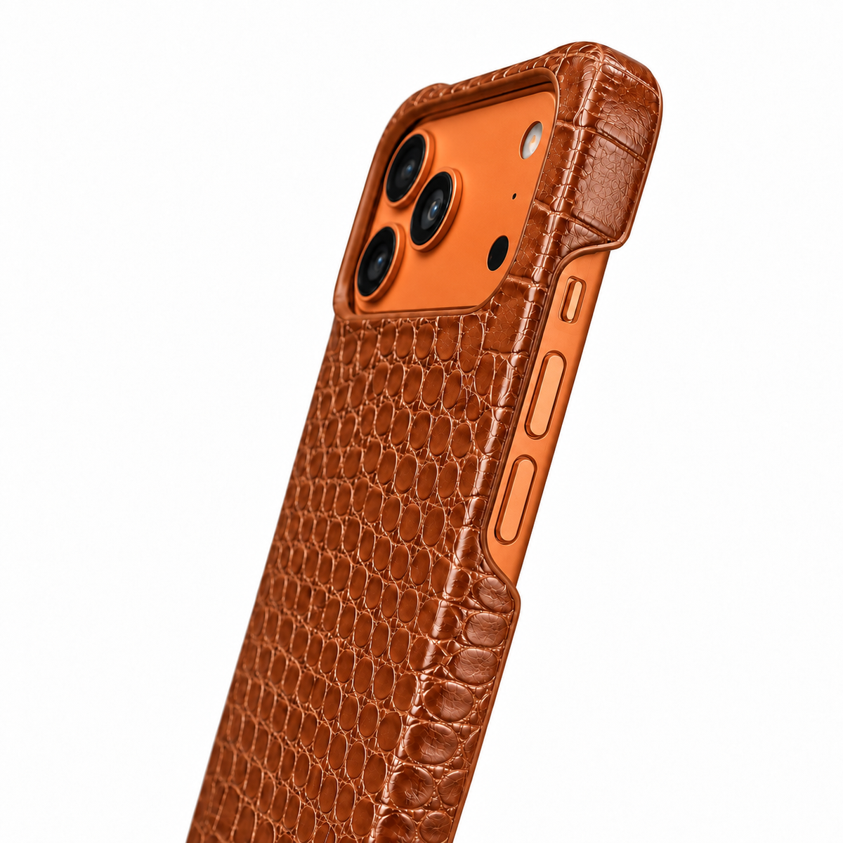 Cover MagSafe iPhone in Pelle di Coccodrillo