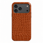 Cover MagSafe iPhone in Pelle di Coccodrillo