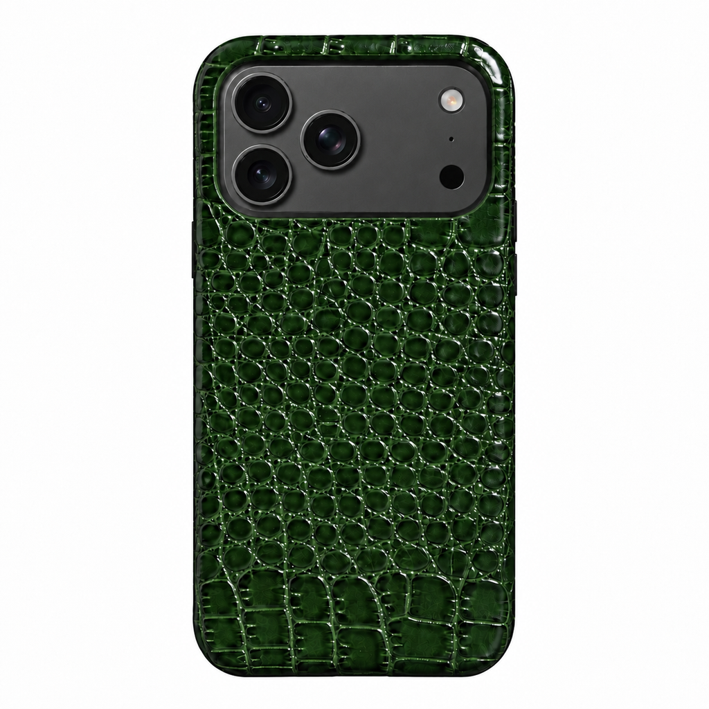 Cover MagSafe iPhone in Pelle di Coccodrillo