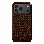 Cover MagSafe iPhone in Pelle di Coccodrillo
