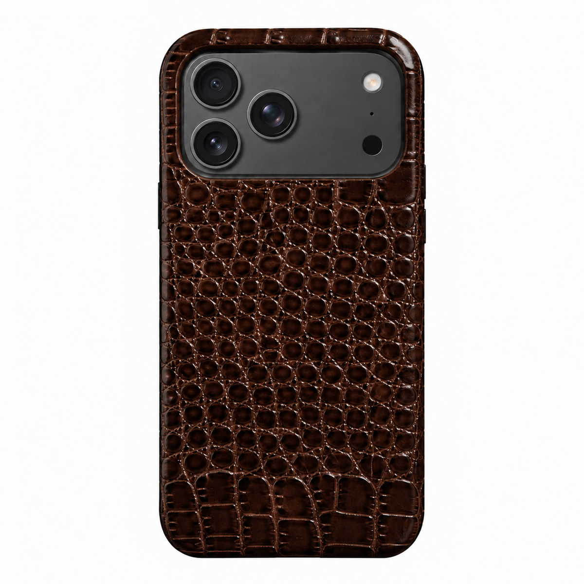 Cover MagSafe iPhone in Pelle di Coccodrillo