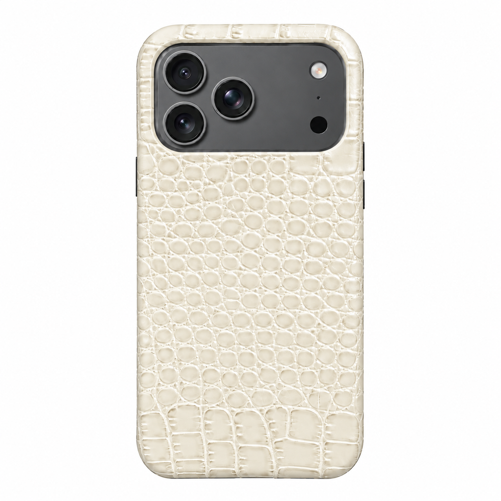 Cover MagSafe iPhone in Pelle di Coccodrillo