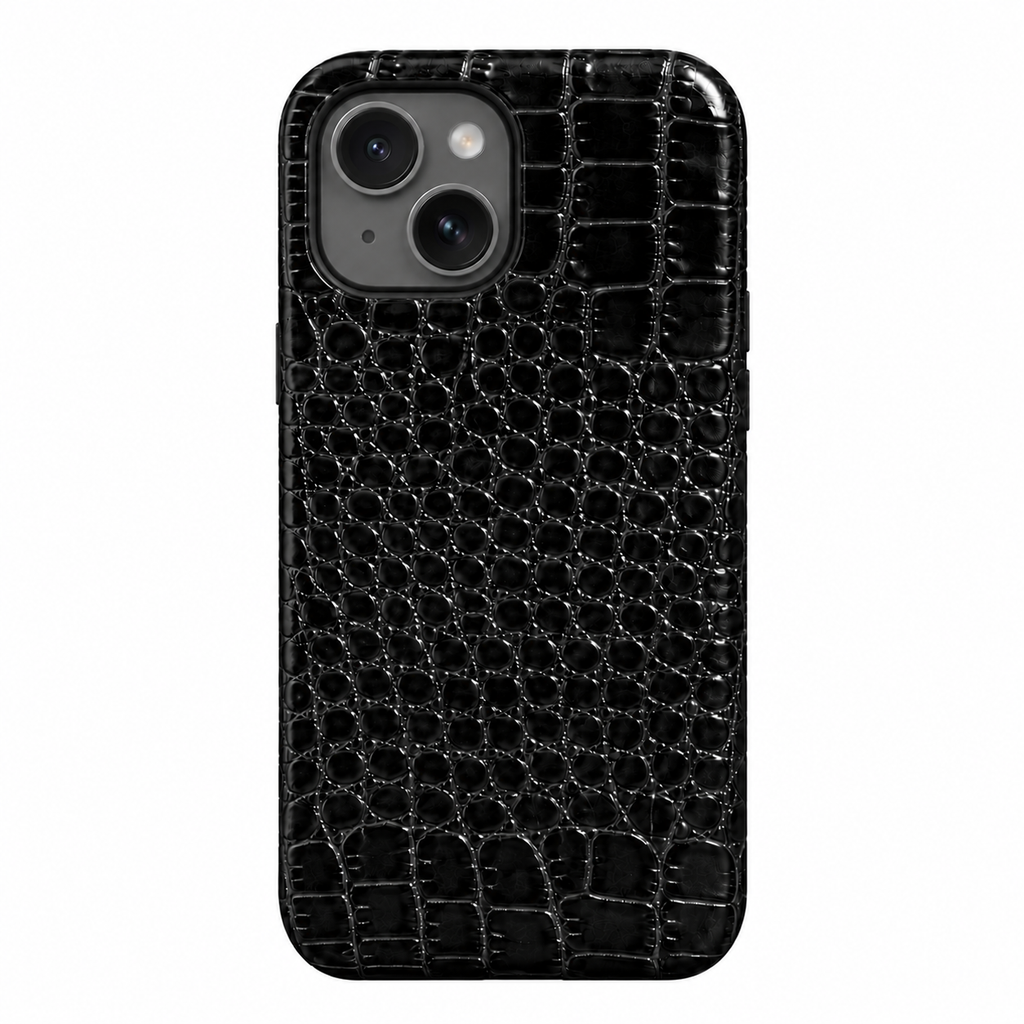 Cover MagSafe in Vera Pelle di Coccodrillo