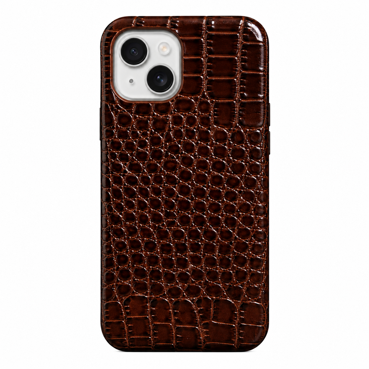 Cover MagSafe iPhone in Pelle di Coccodrillo