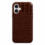 Cover MagSafe iPhone in Pelle di Coccodrillo
