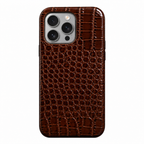 Cover MagSafe iPhone in Pelle di Coccodrillo
