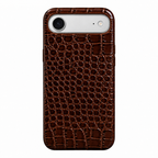 Cover MagSafe iPhone in Pelle di Coccodrillo