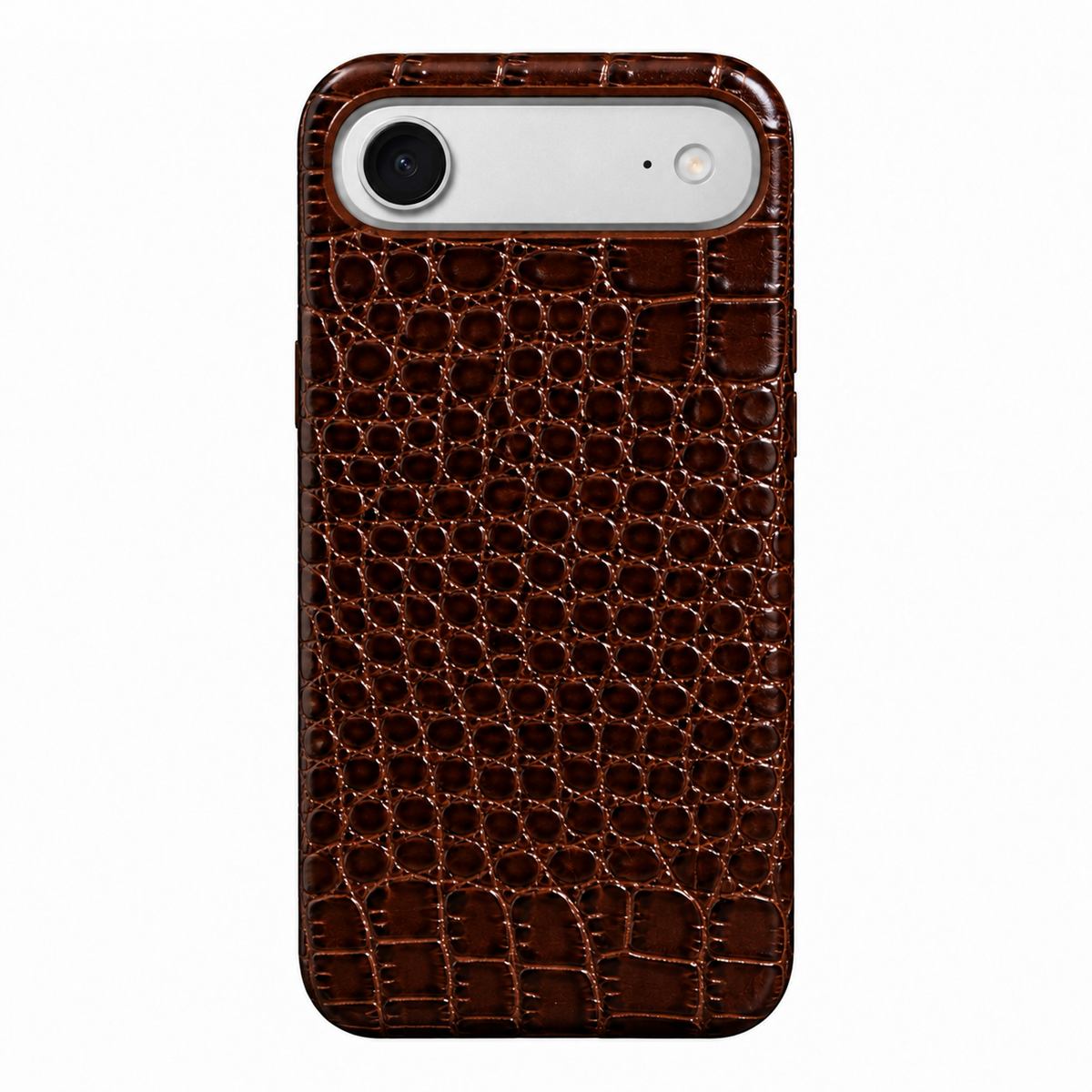 Cover MagSafe iPhone in Pelle di Coccodrillo