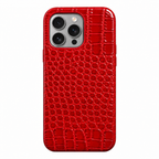 Cover MagSafe iPhone in Pelle di Coccodrillo