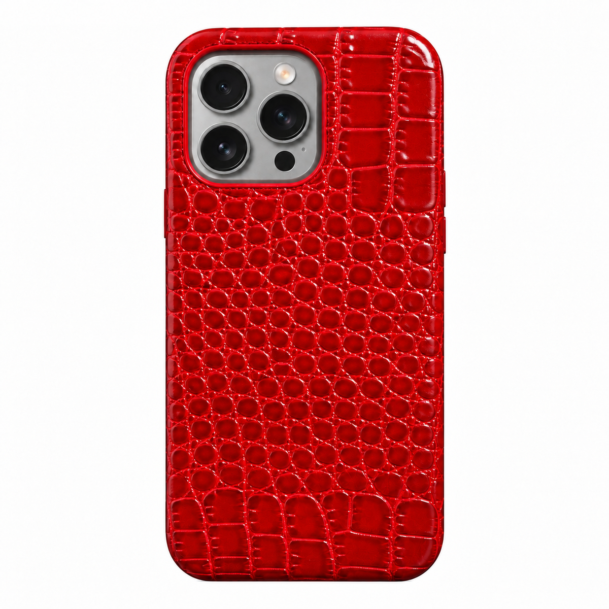 Cover MagSafe iPhone in Pelle di Coccodrillo
