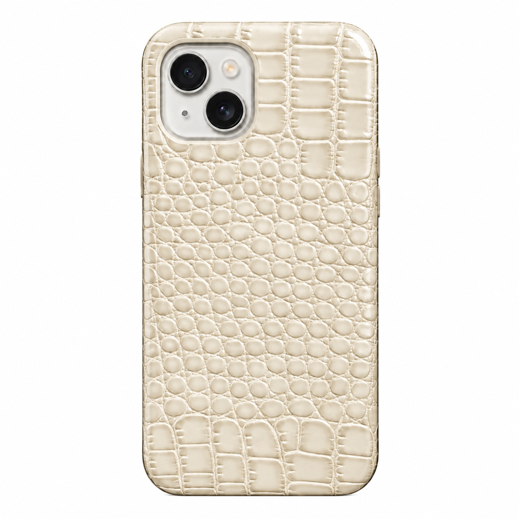 Cover MagSafe iPhone in Pelle di Coccodrillo