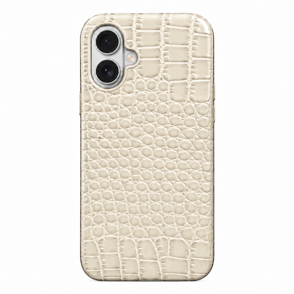 Cover MagSafe iPhone in Pelle di Coccodrillo