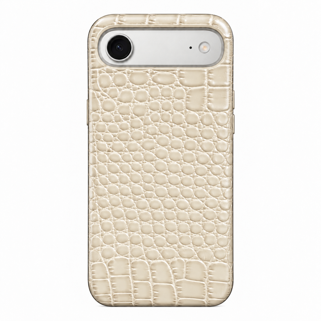 Cover MagSafe iPhone in Pelle di Coccodrillo