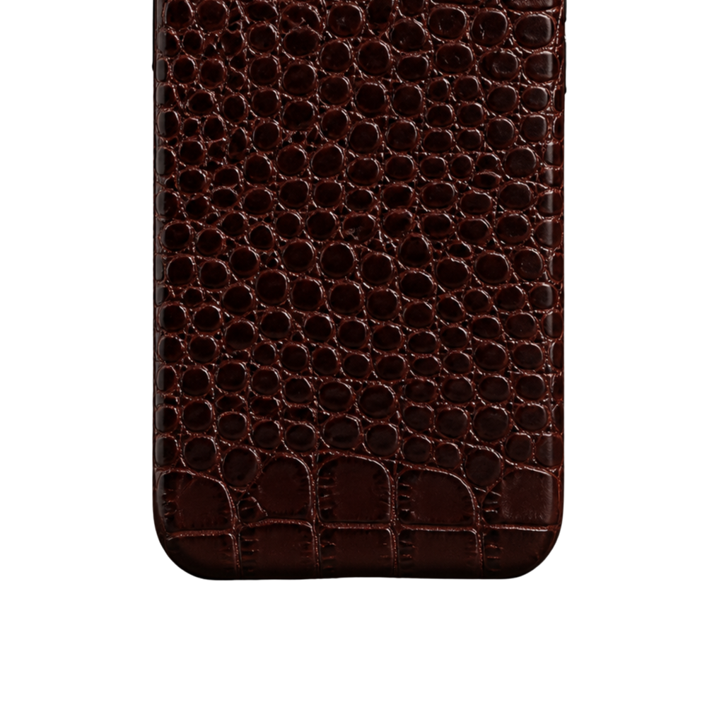Cover MagSafe iPhone in Pelle di Coccodrillo