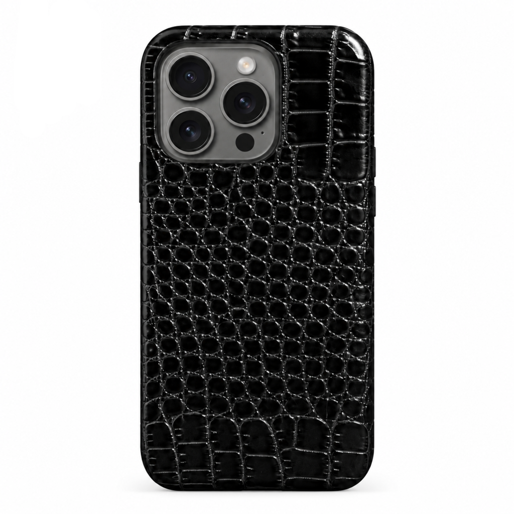 Cover MagSafe in Vera Pelle di Coccodrillo