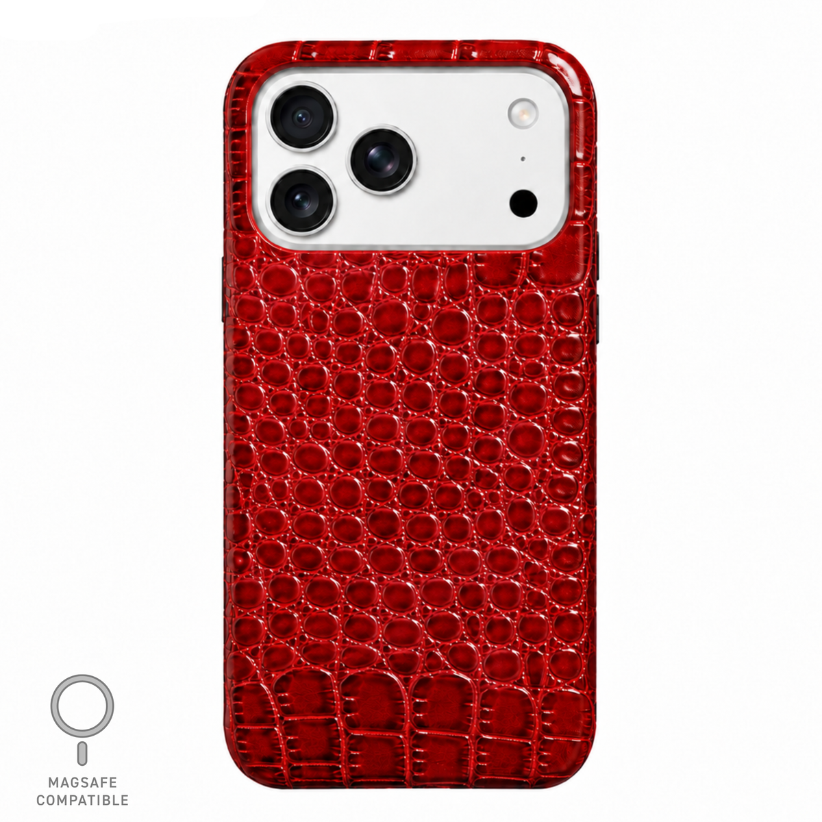 Cover MagSafe iPhone in Pelle di Coccodrillo